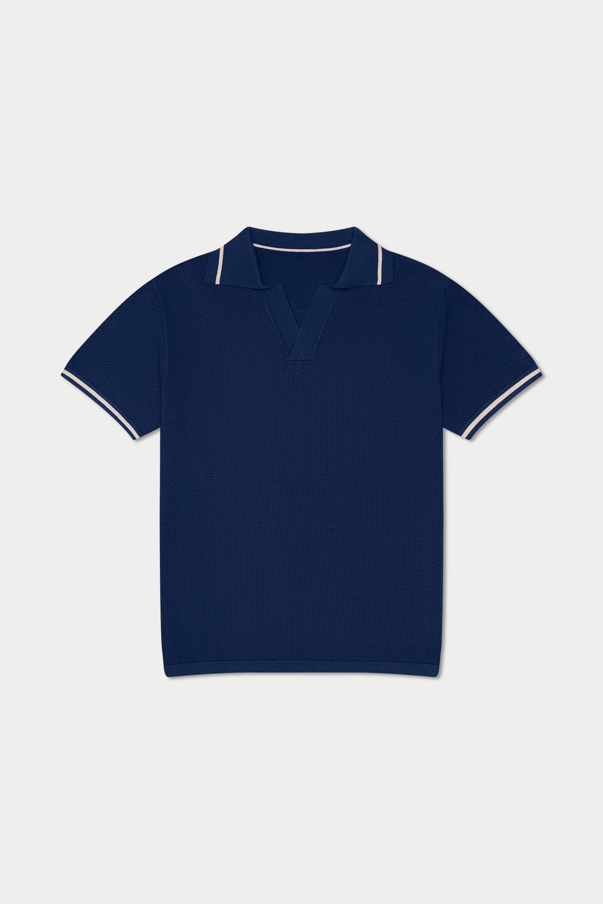 Mavrans Navy Knit Polo