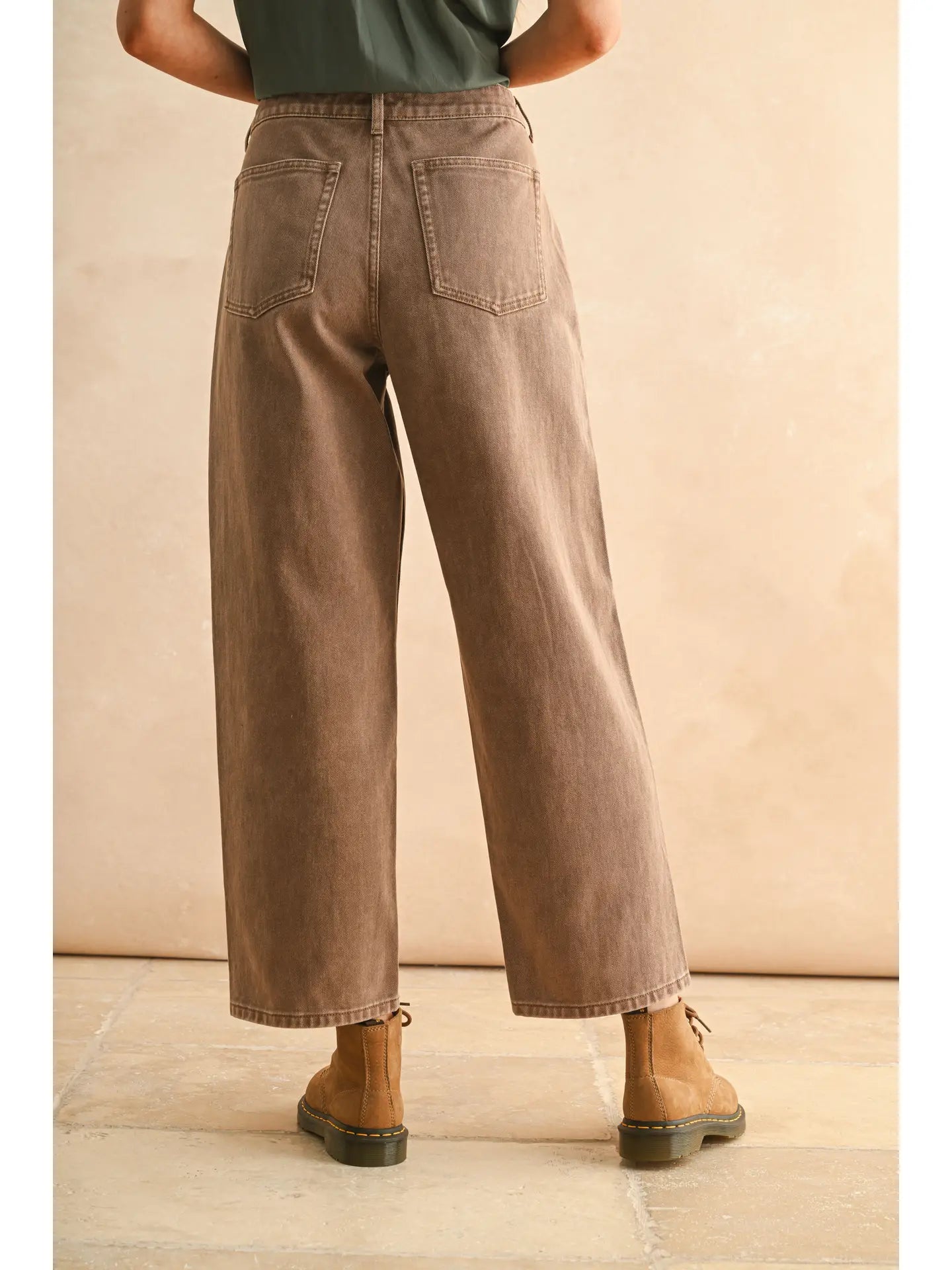 Mocha Barrel Pants