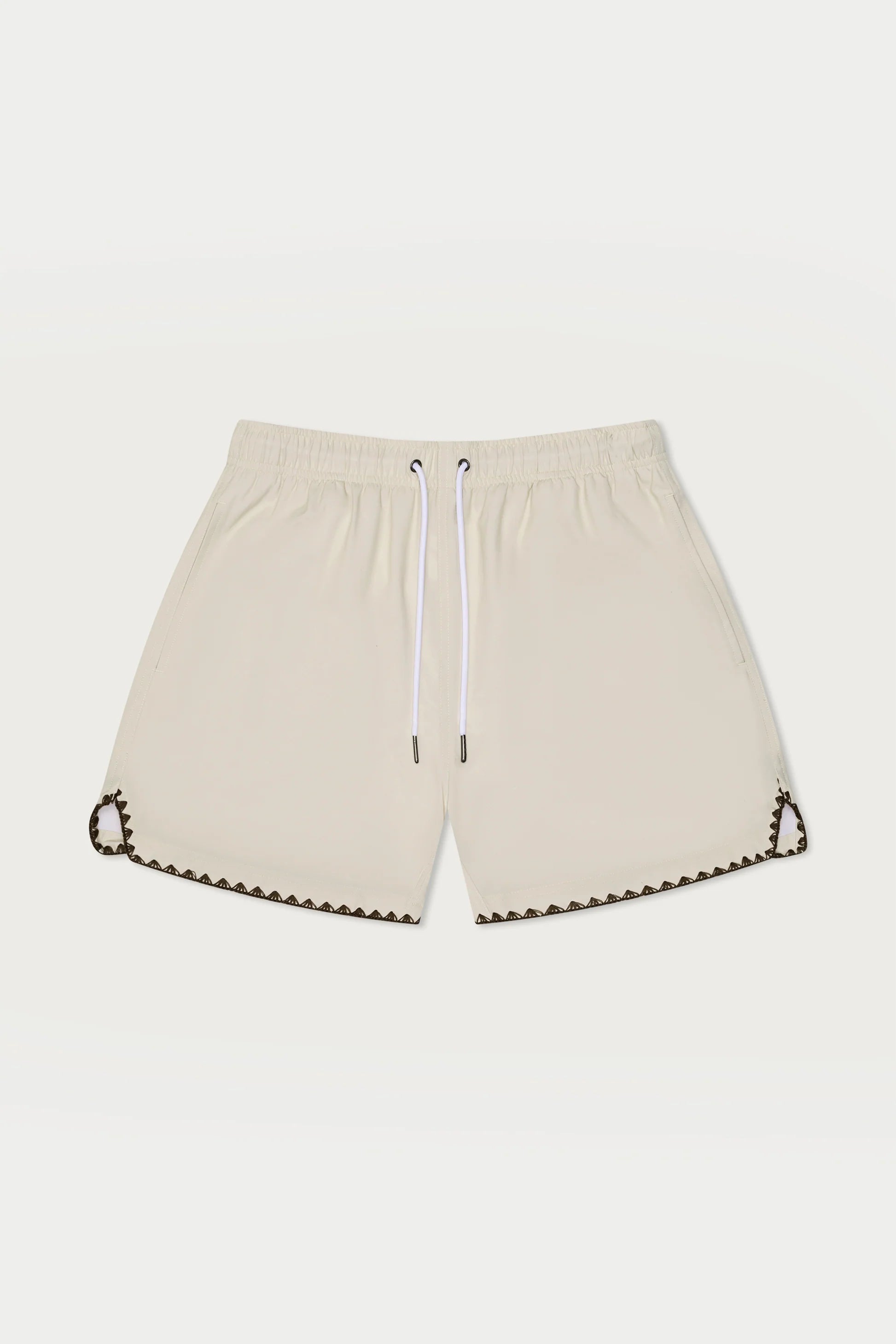Mavrans Beige Stitch Swim Short