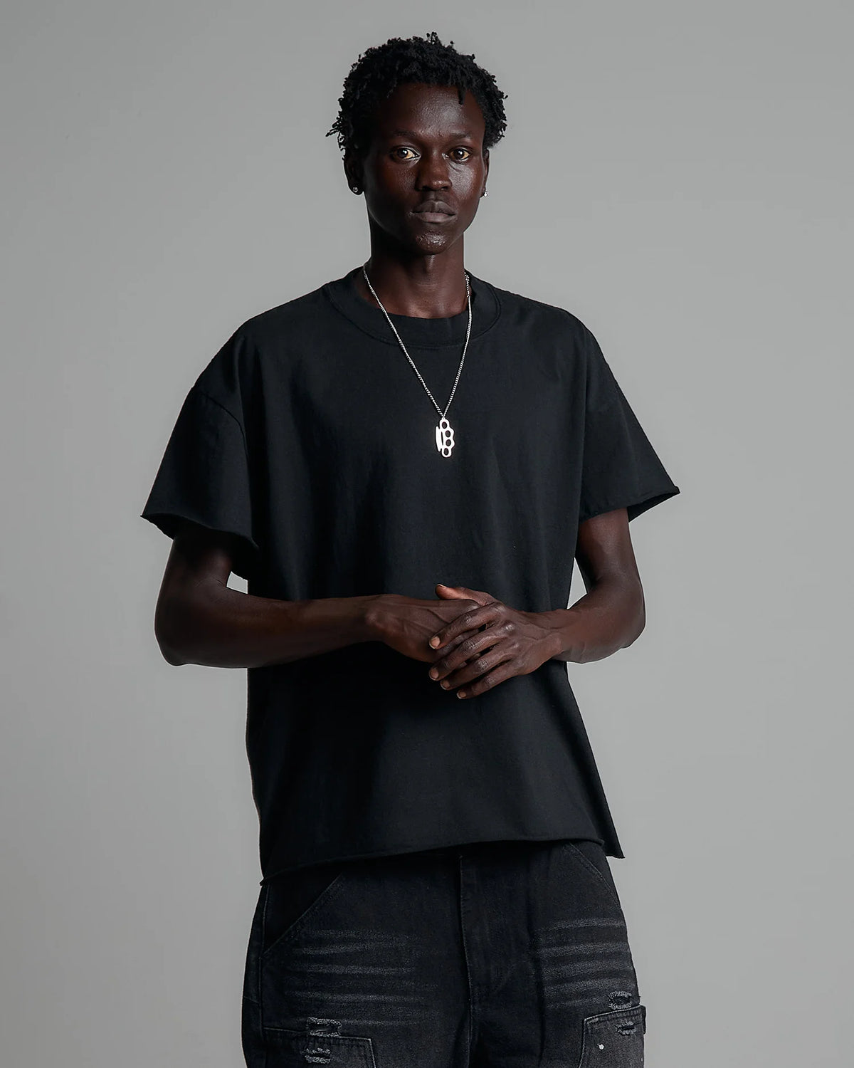 Raw Hem Basic Tee