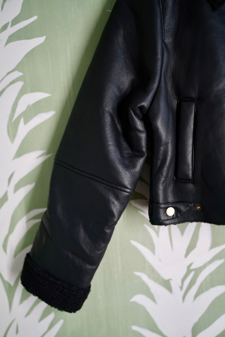 Sherpa Biker Jacket