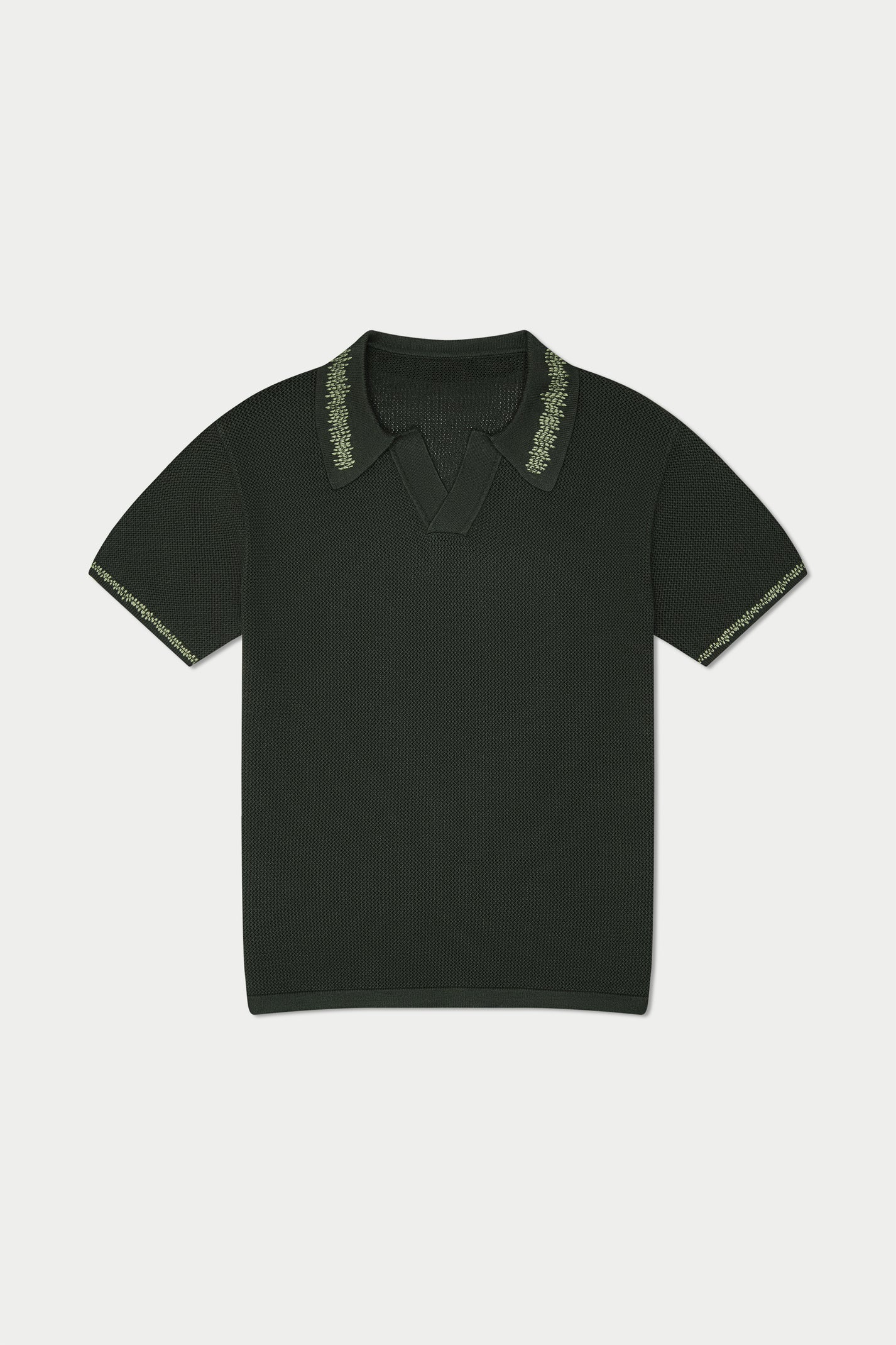 Mavrans Green Knit Polo
