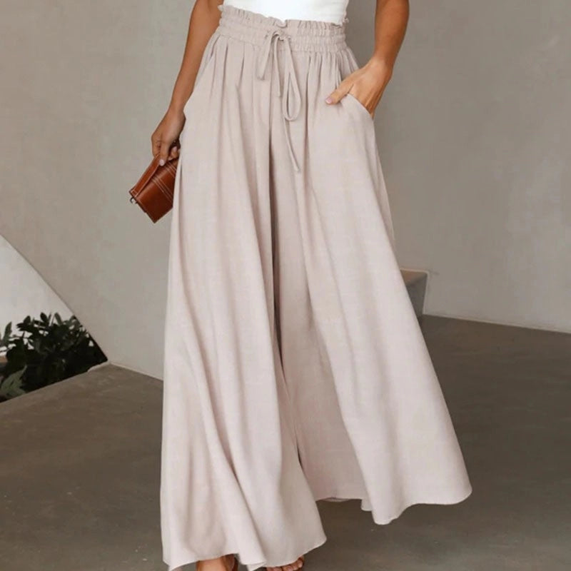 Loose Fit Wide Leg Pants