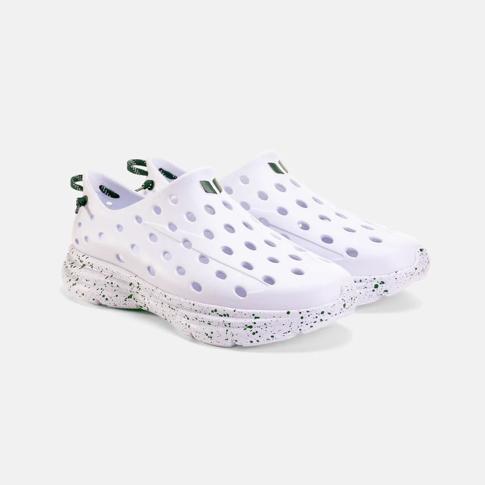 KANE Revive - All White / Green Speckle