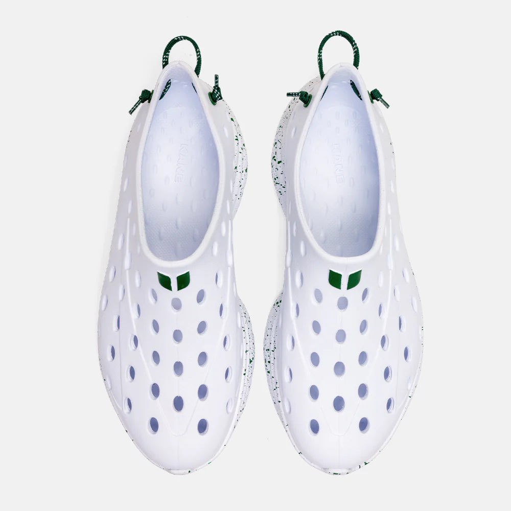 KANE Revive - All White / Green Speckle