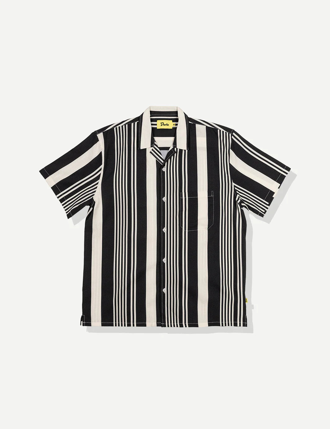 DUVIN MULTI STRIPE LEISURE STRETCH BUTTONUP
