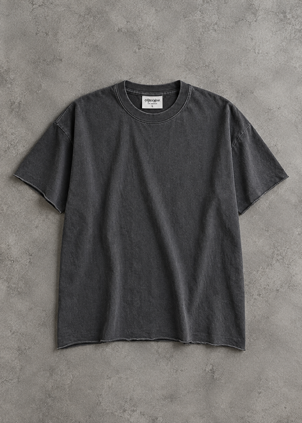 Raw Hem Basic Tee