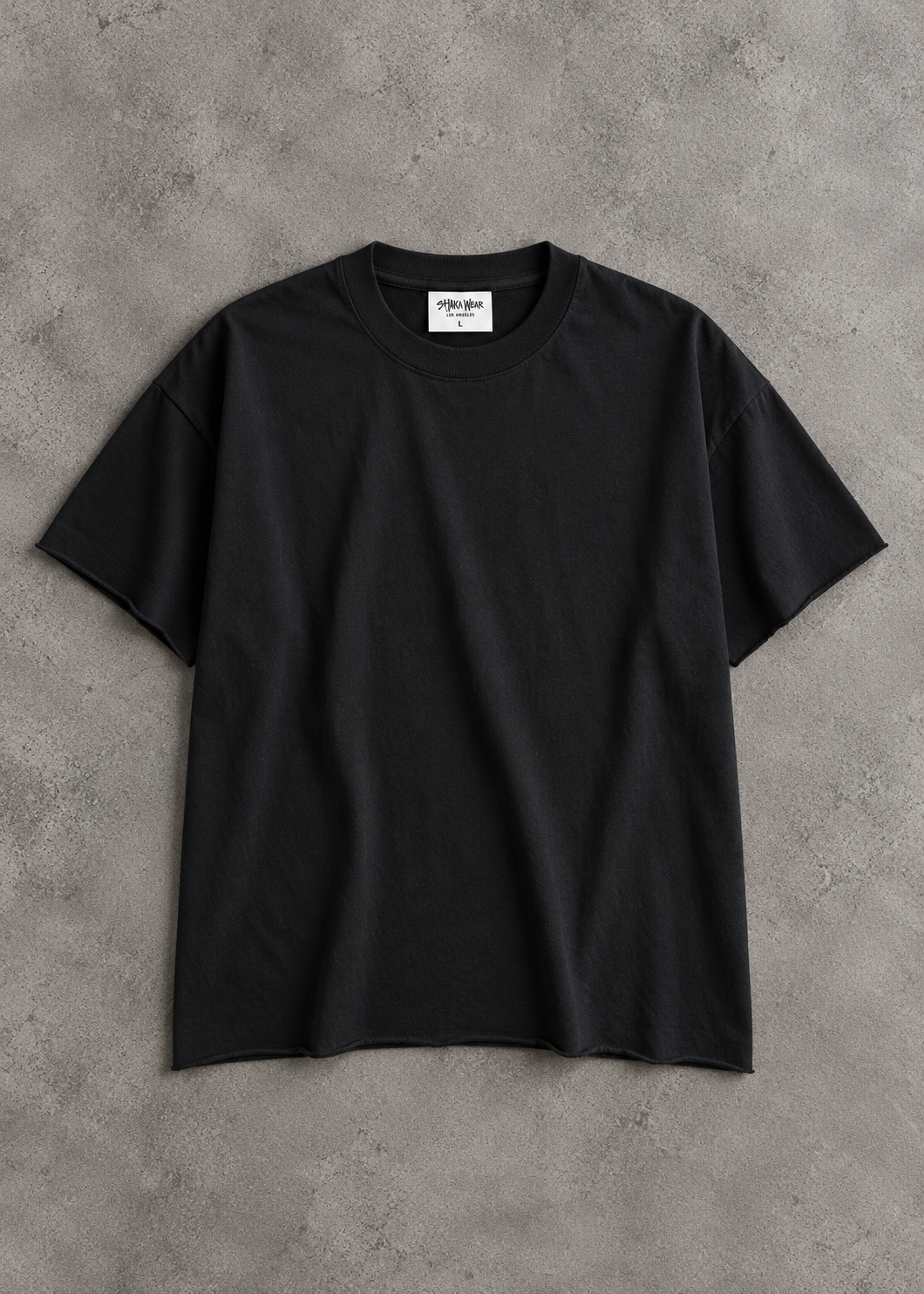 Raw Hem Basic Tee