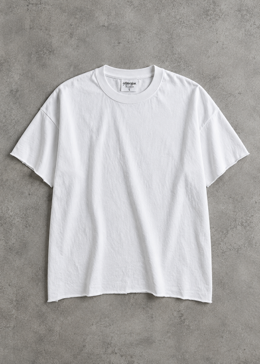 Raw Hem Basic Tee