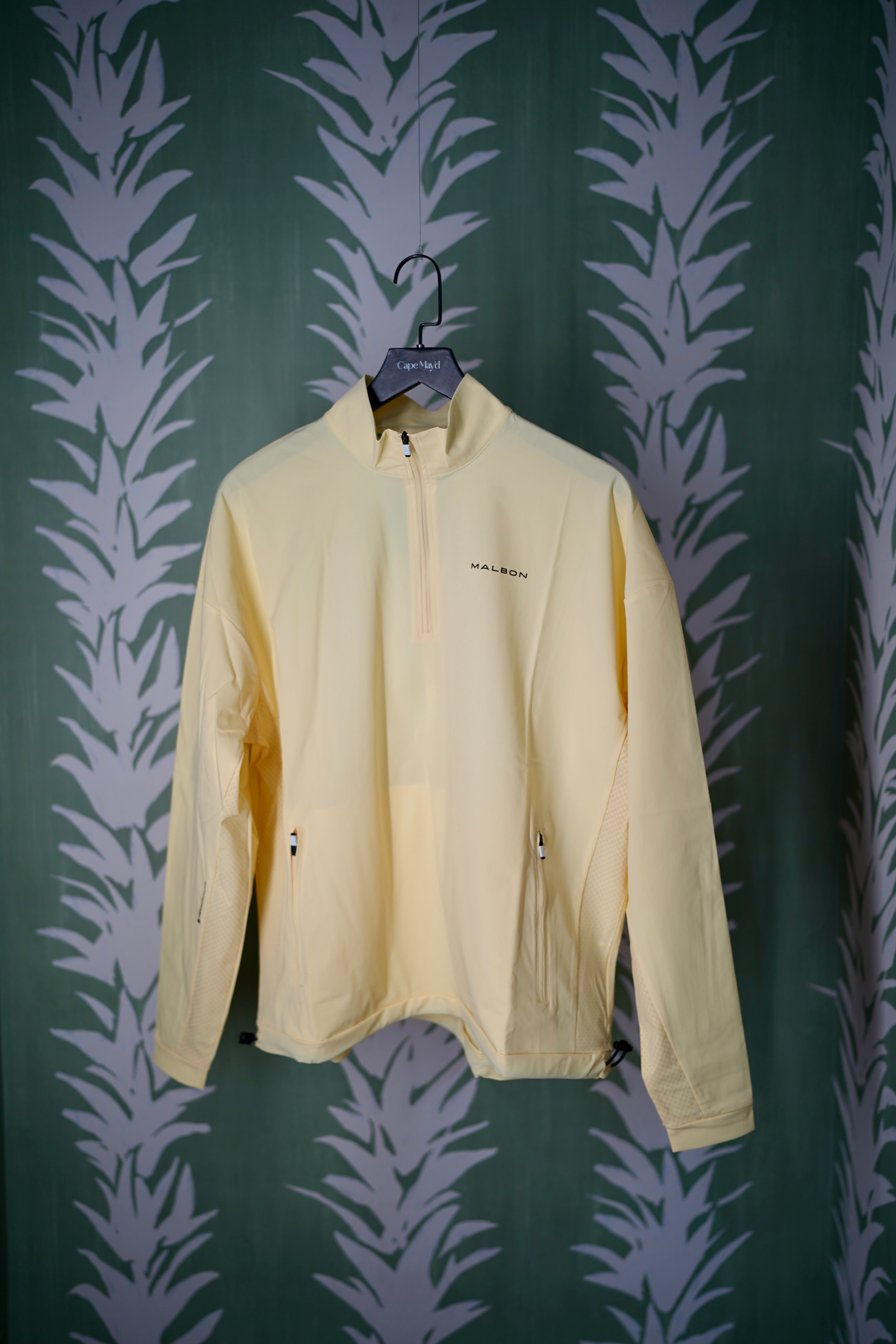 Malbon Performance Quarter Zip Shell Pullover