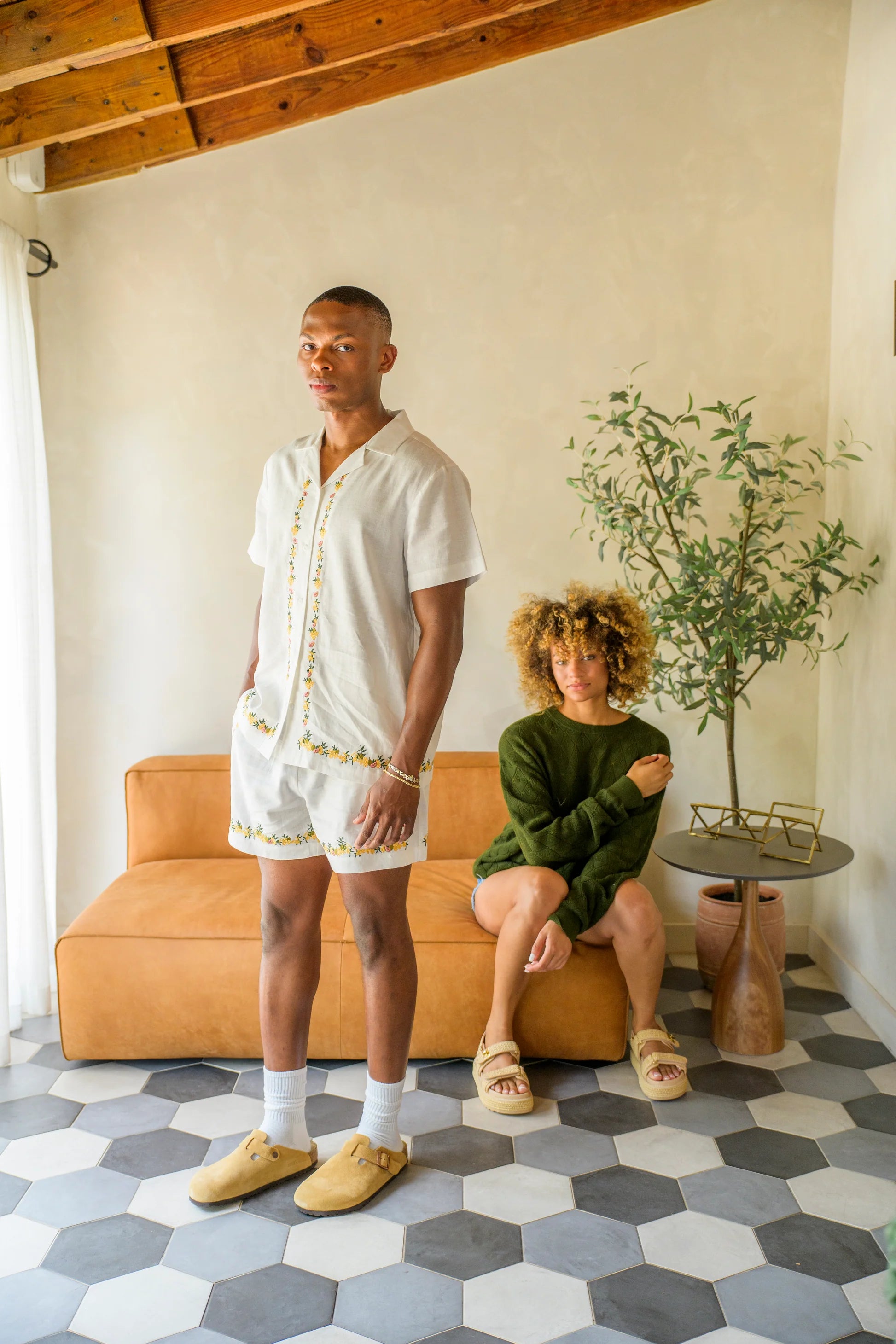 Mavrans Hawaiian Linen Shorts