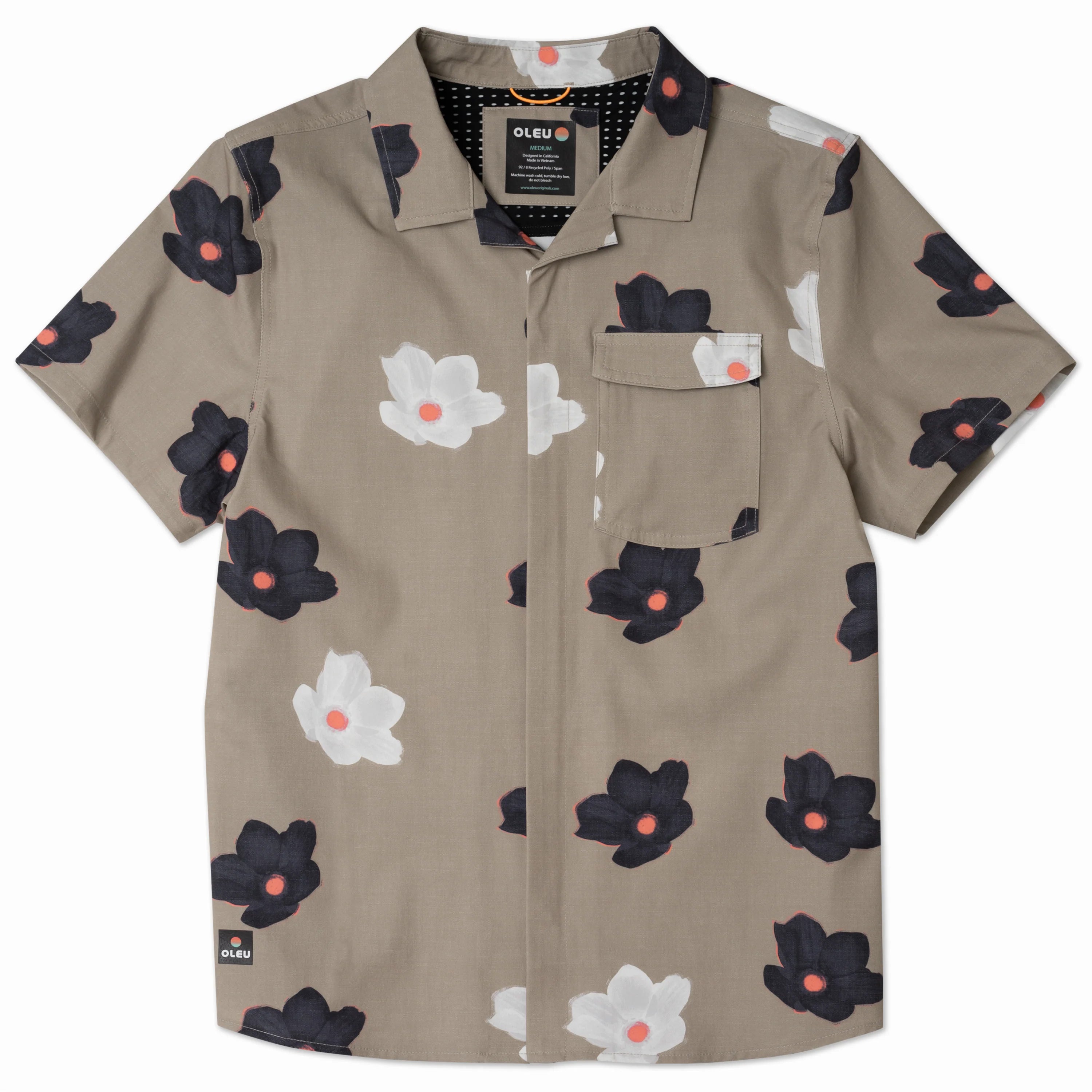 OLEU Floaters Dark Sand Boardshirt
