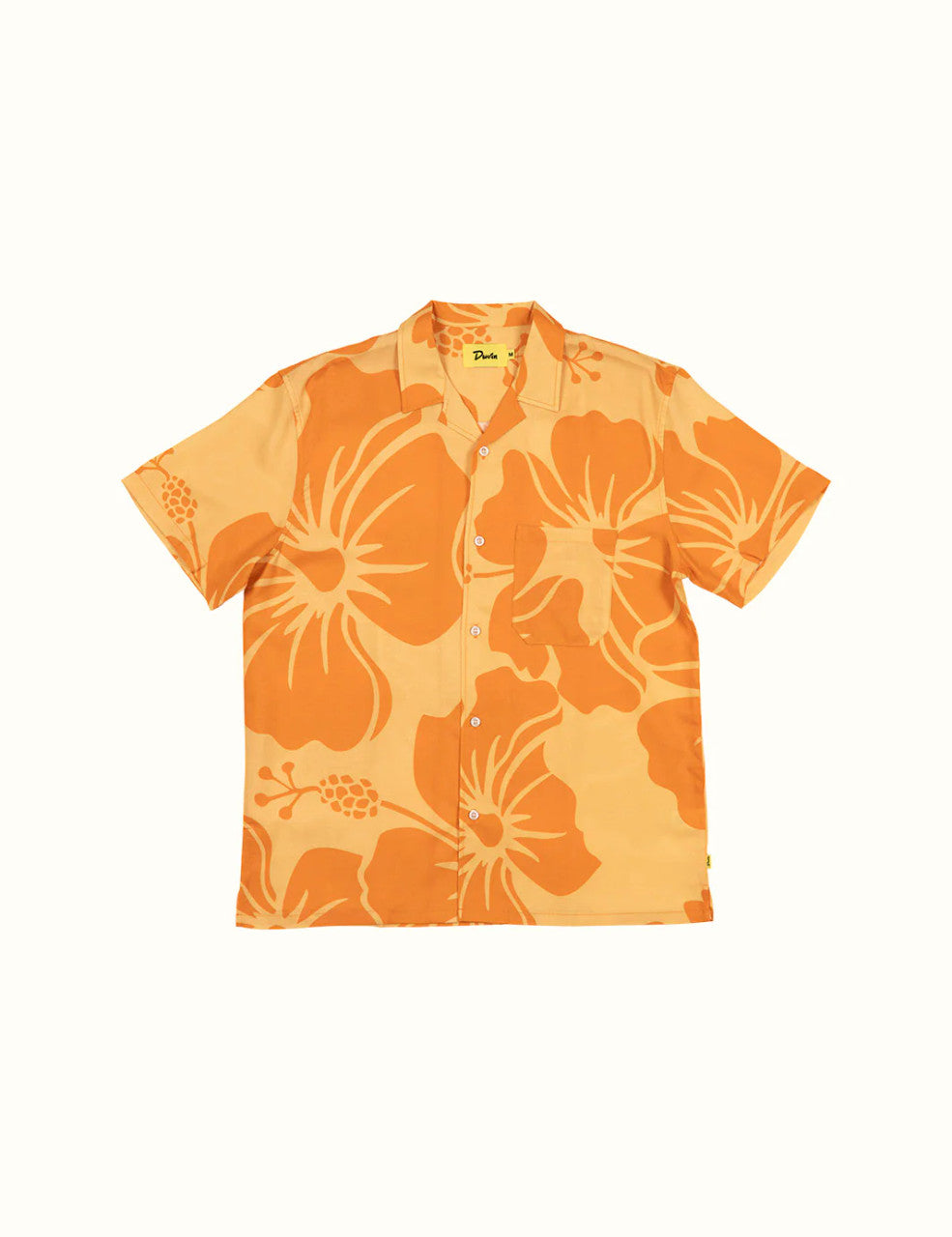 Duvin Hibiscus Stretch Button-up