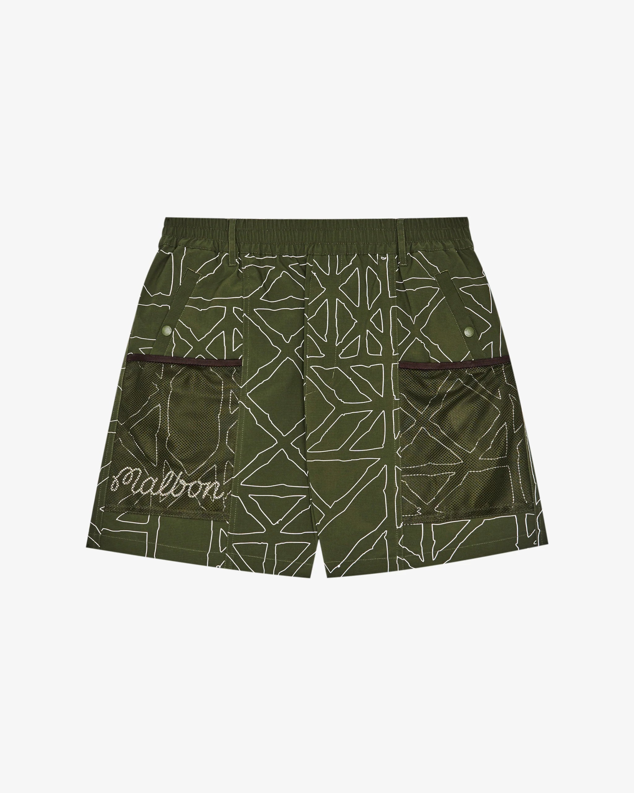 Malbon MESH BASKET POCKET SHORT
