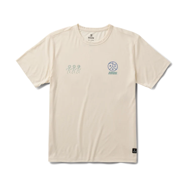 Roark Mathis Active Short Sleeve Tee in Unbleached