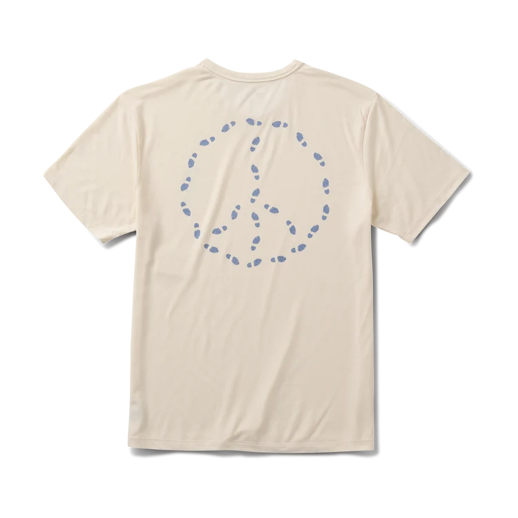 Roark Mathis Active Short Sleeve Tee in Unbleached