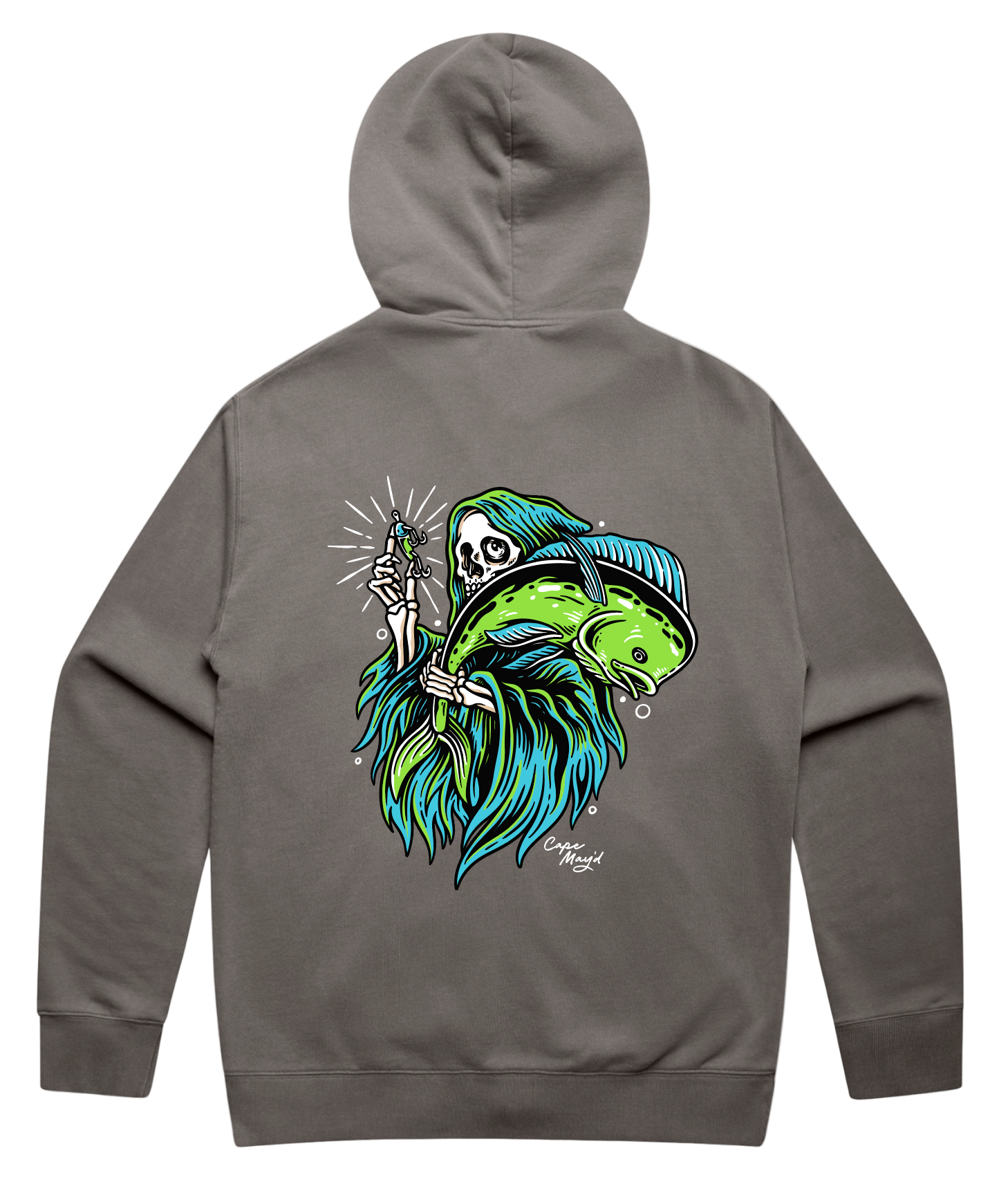 Grim Mahi Faded Zip Hood