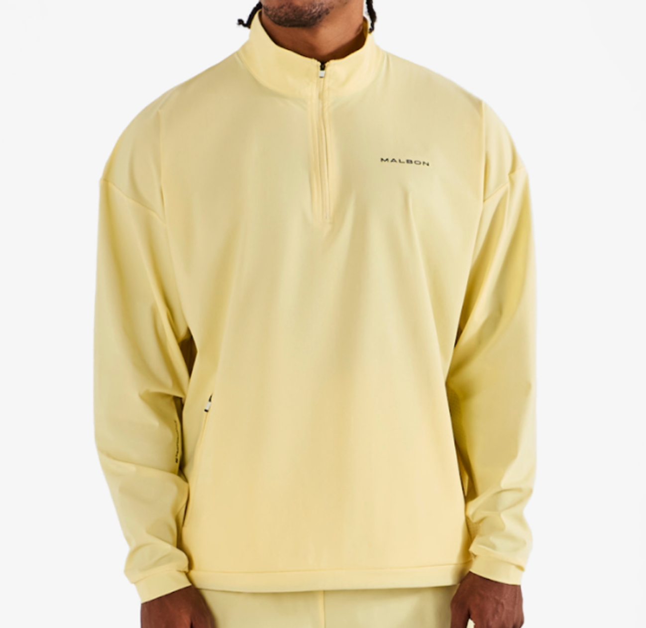 Malbon Performance Quarter Zip Shell Pullover