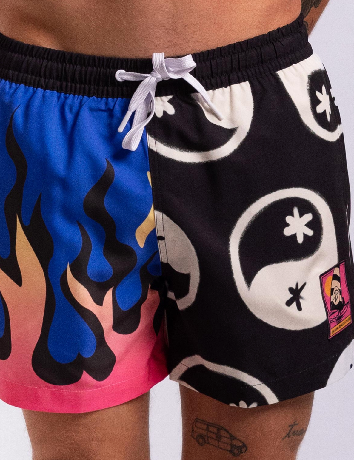 DUVIN FLAME YANG SPLIT SWIM SHORT