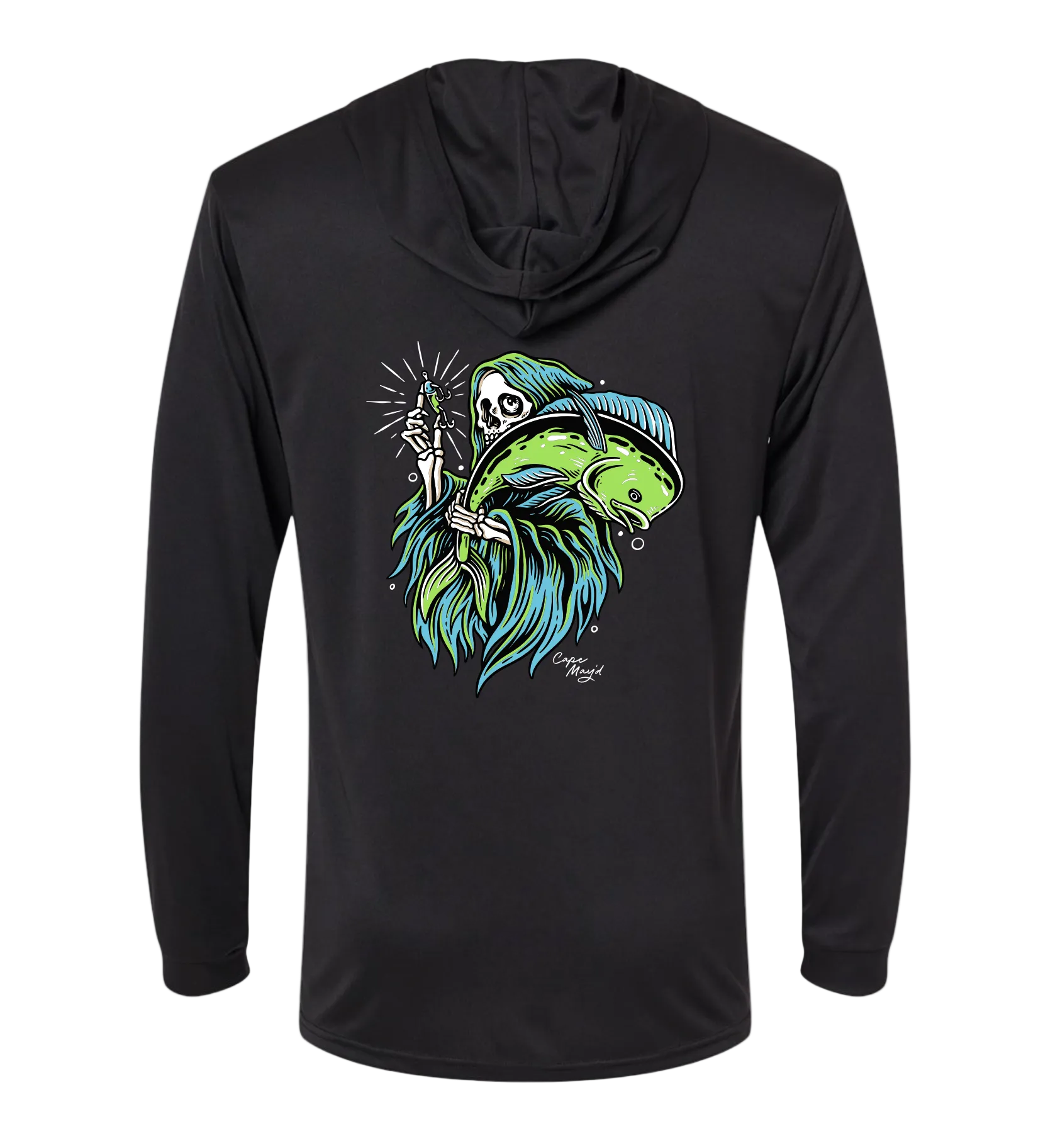 SPF50 Grim Mahi Hood (Black)