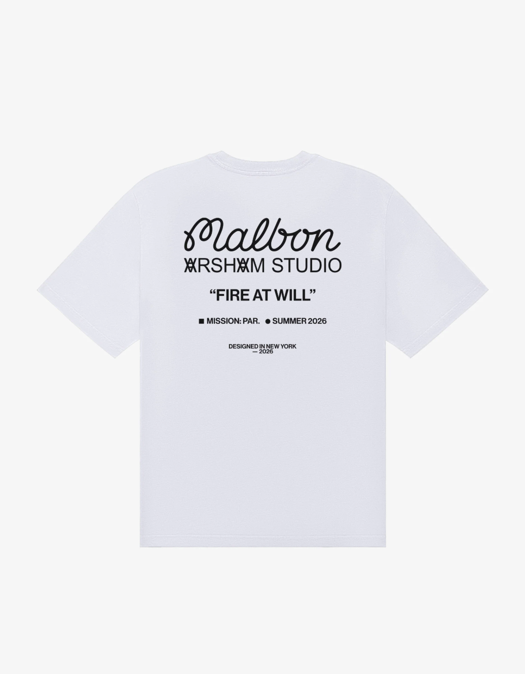 Malbon ARSHAM FIRE AT WILL TEE
