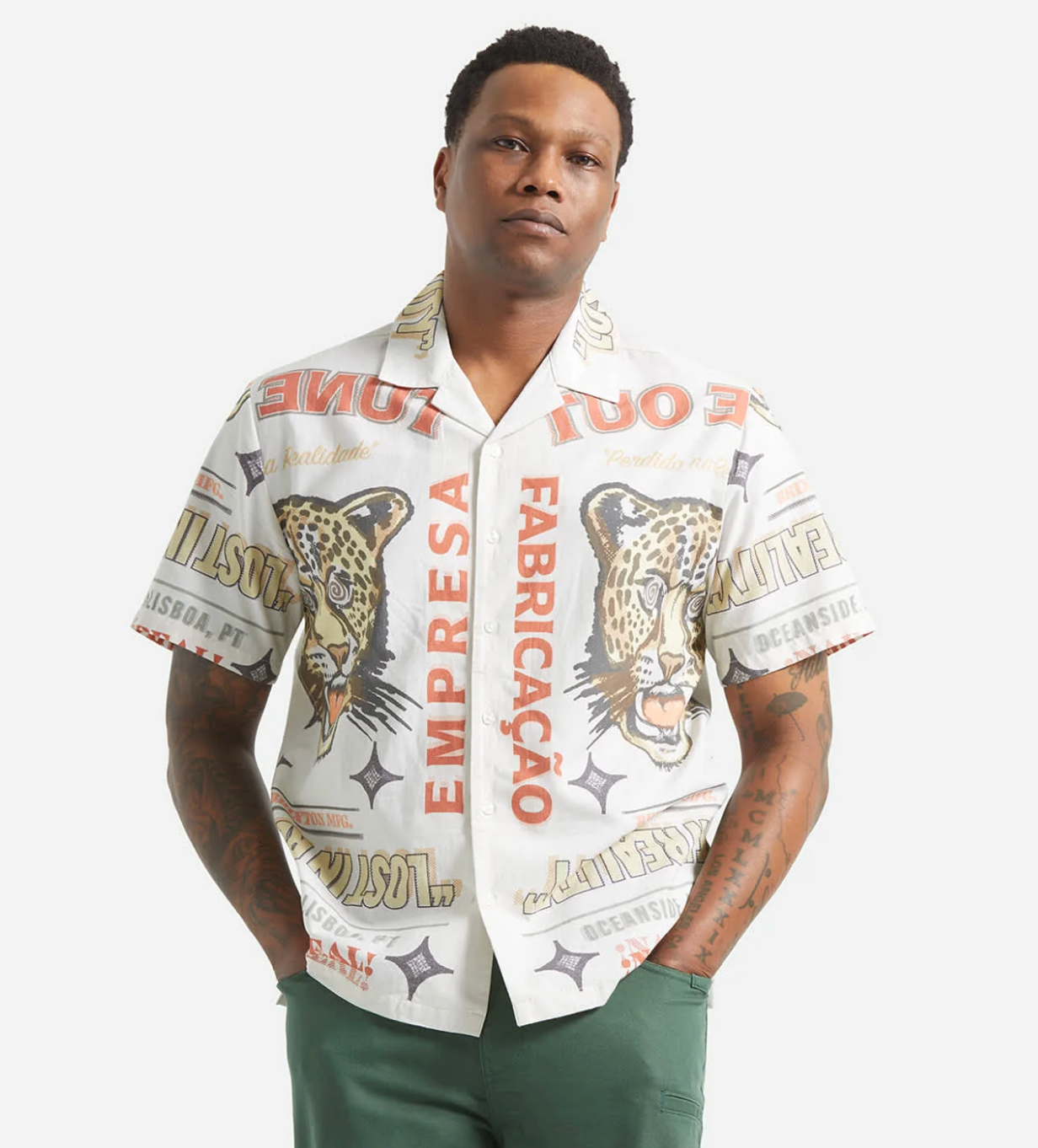 Brixton Getaway Camp Collar Shirt
