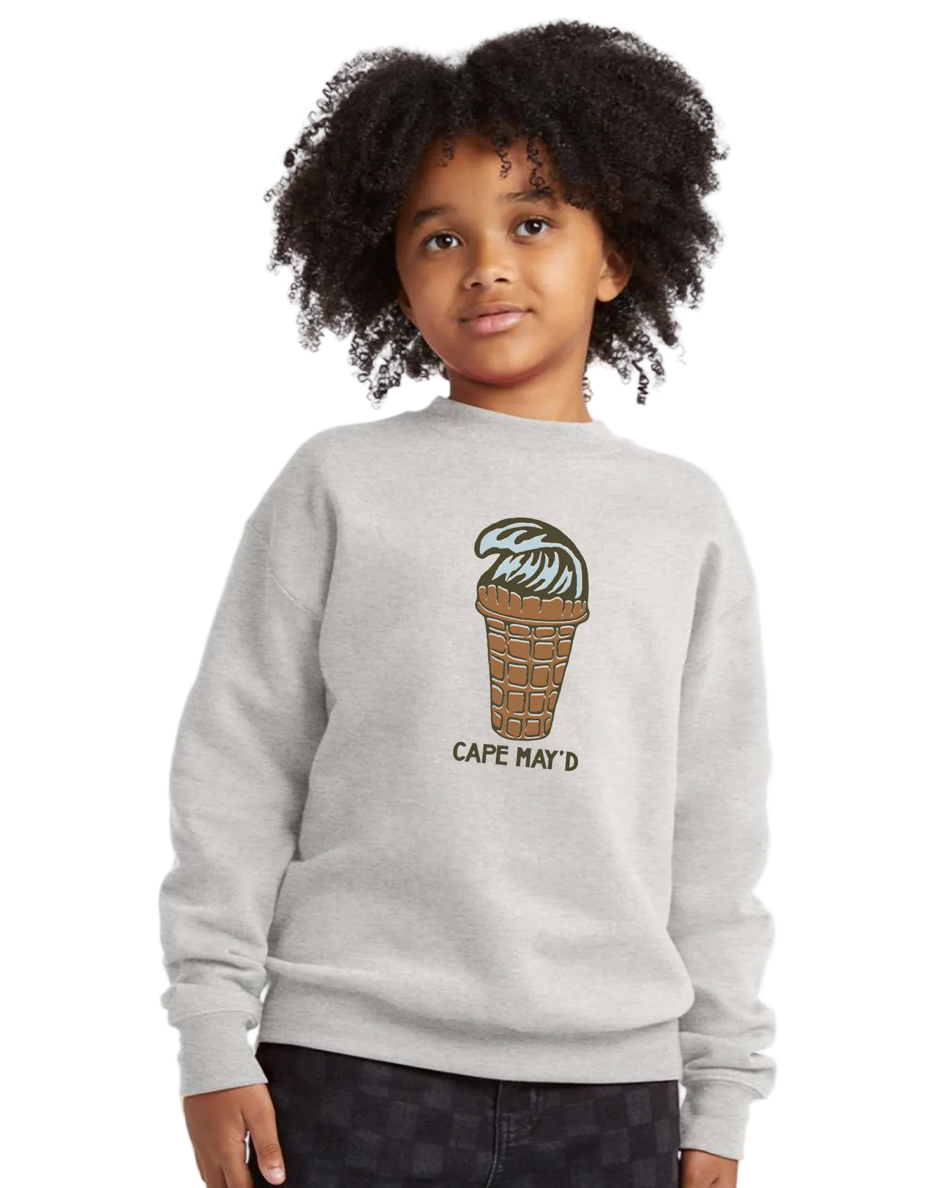 Salty Scoops Youth Crewneck