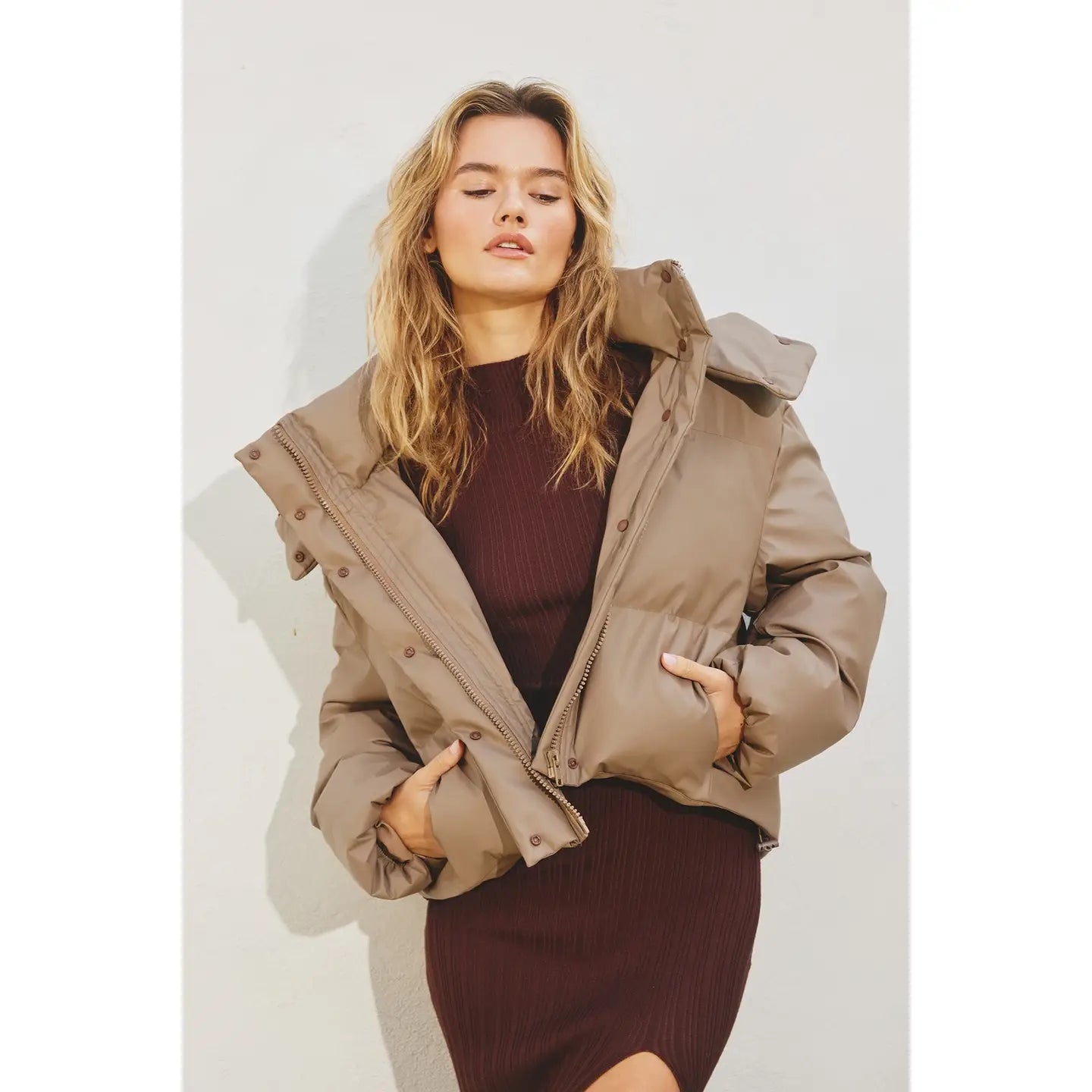 Cropped Puffer Jacket