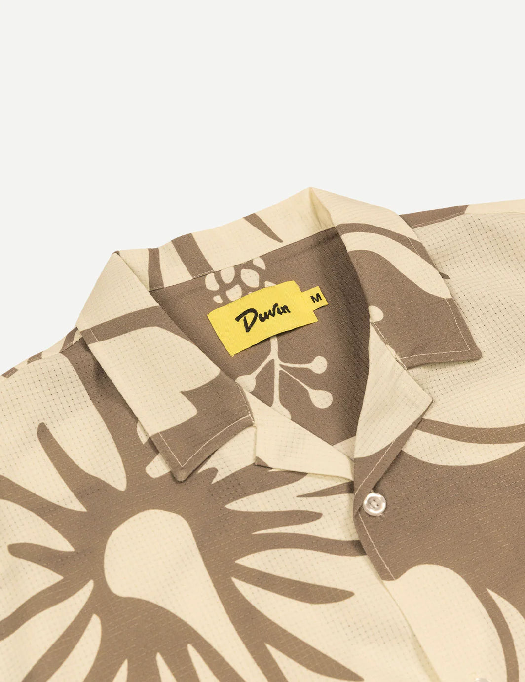 Duvin Hibiscus Stretch Button-up
