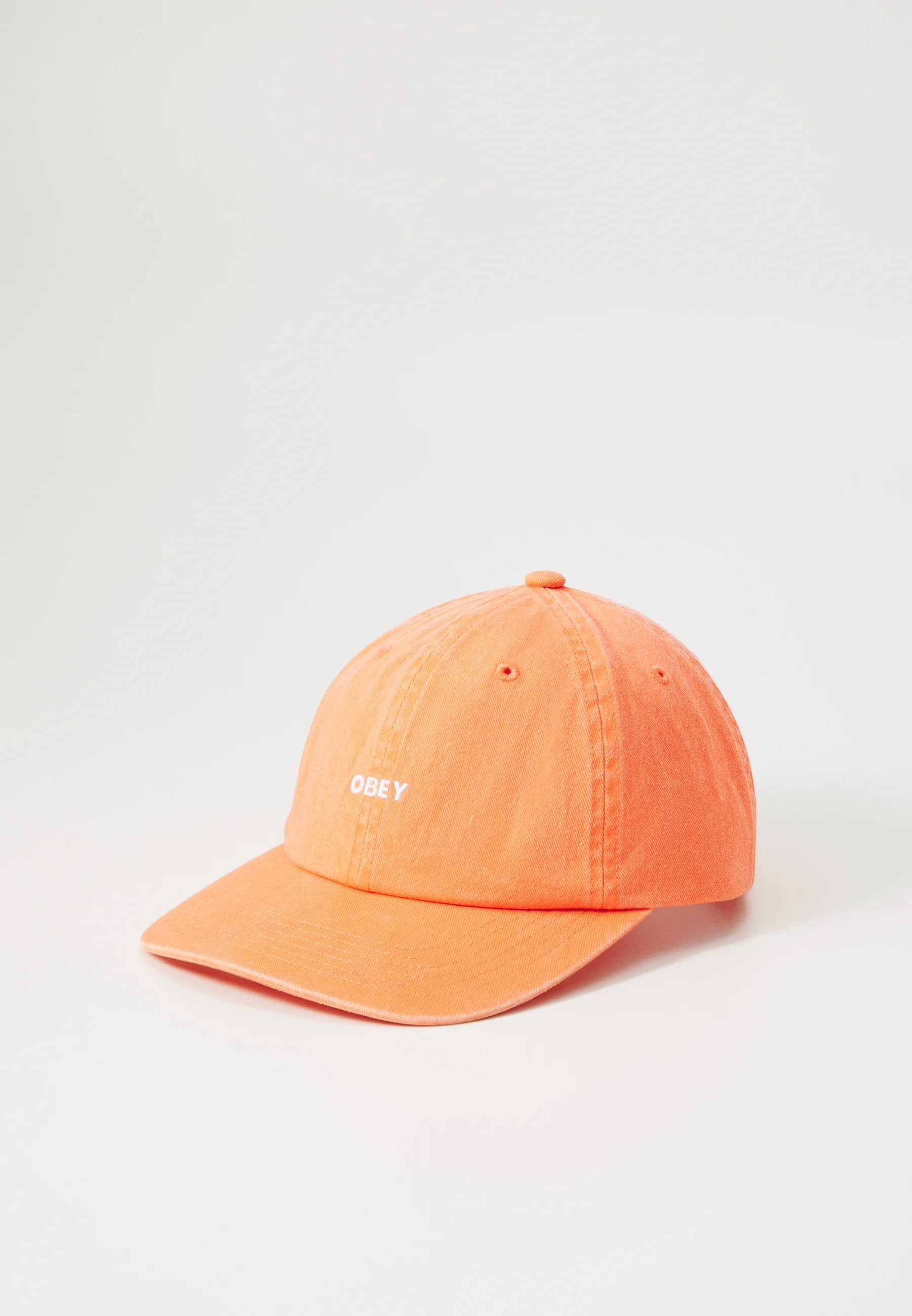 OBEY HAT - Pigment Orange 6 Panel Strapback
