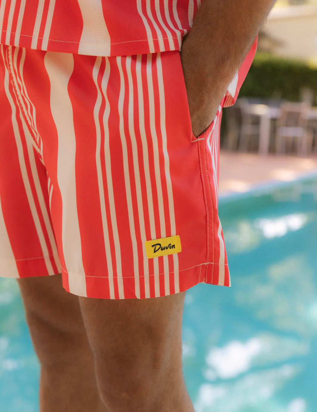 DUVIN MULTI STRIPE SWIM SHORT